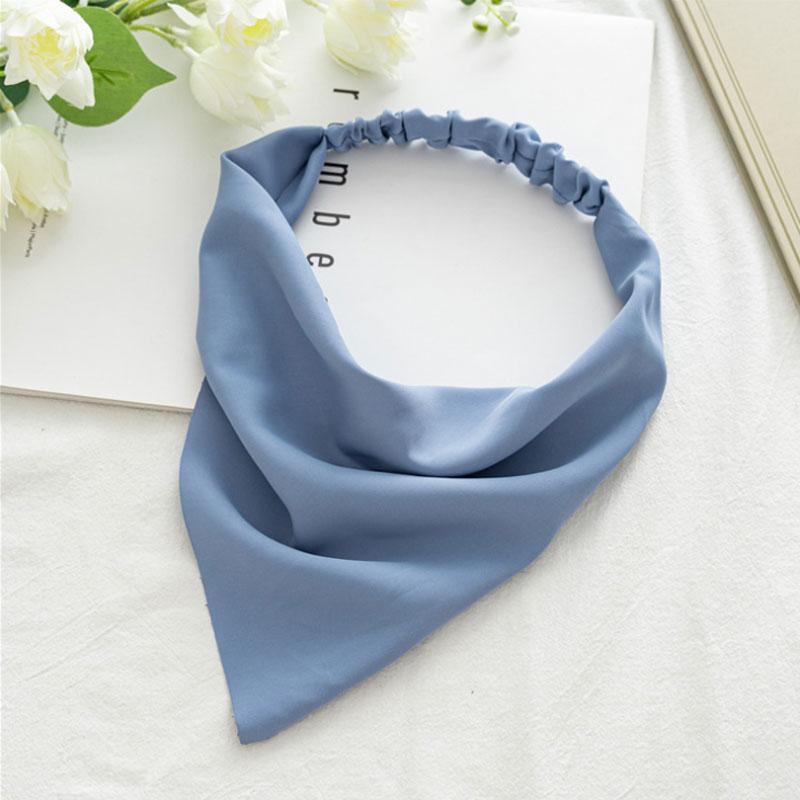 Summer Printting Hair Scarf Scrunchies Vintage Triangle Bandanas Hairband Headband Elastic Hair Bands Headwrap Hair Accessories