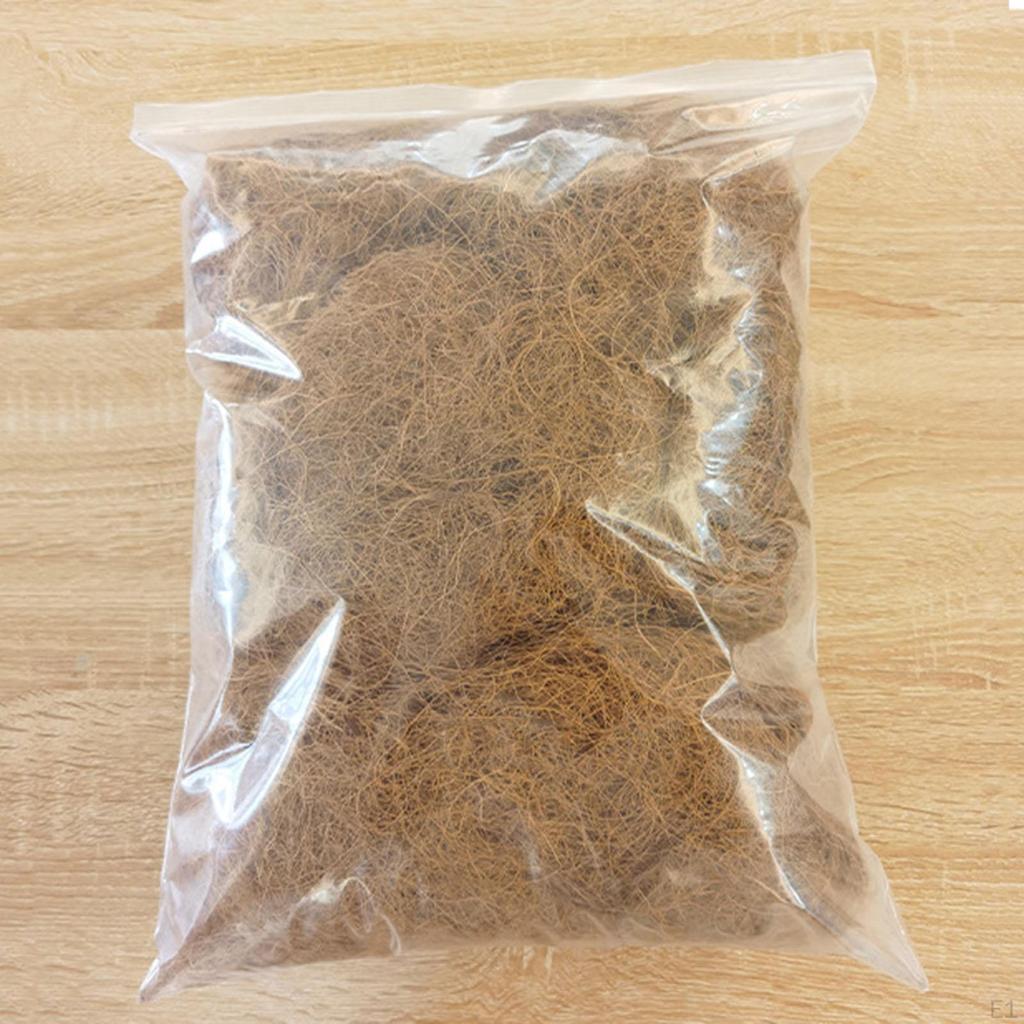 500g Coconut Husk Fiber Orchids Dried Crafts Pet Bedding Wire Baskets Maintain Temp House Plant