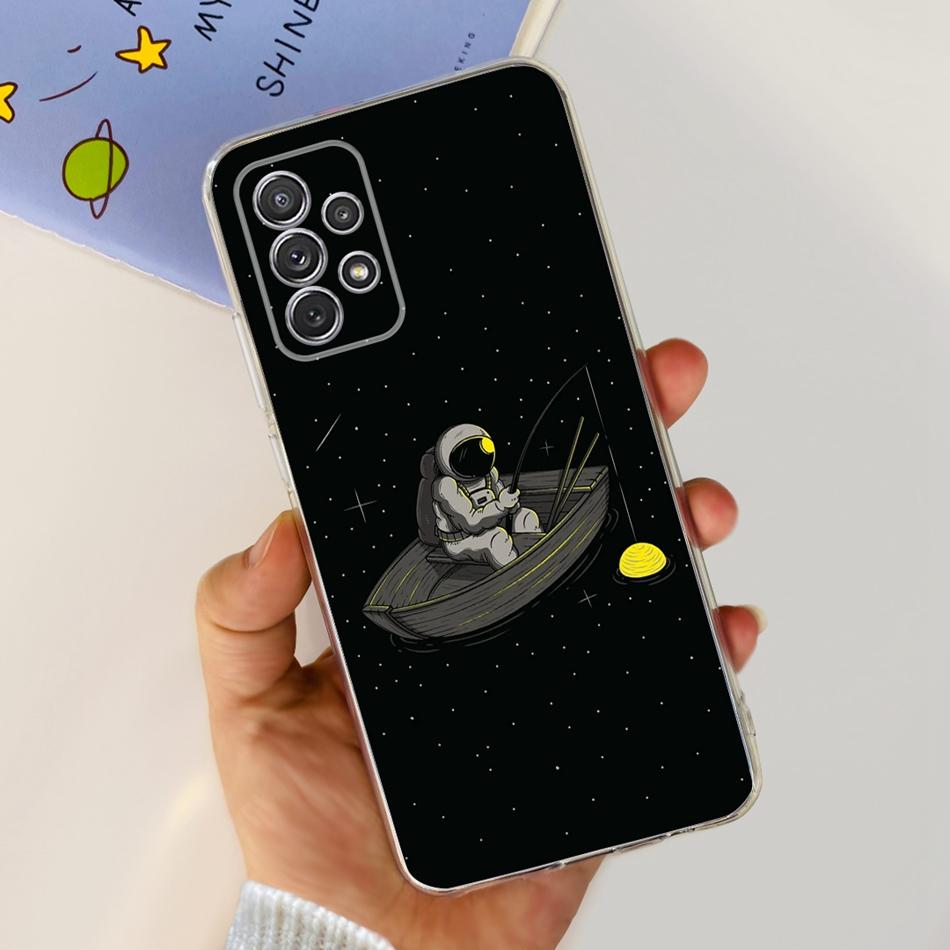 Чехол для Samsung Galaxy A52 Чехол Samsung A52s 5G Элегантная Печать Мягкий Силикон ТПУ Задняя Крышка Телефона Для Samsung A52 4G 5G A 52 52s