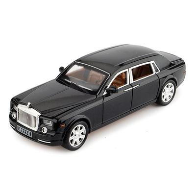 1/24 Rolls Royce Phantom Модели автомобилей Металлическая модель Звук и свет Инерционный внедорожник для детей 7 дверей, которые можно открыть, миниатюрные автомобили