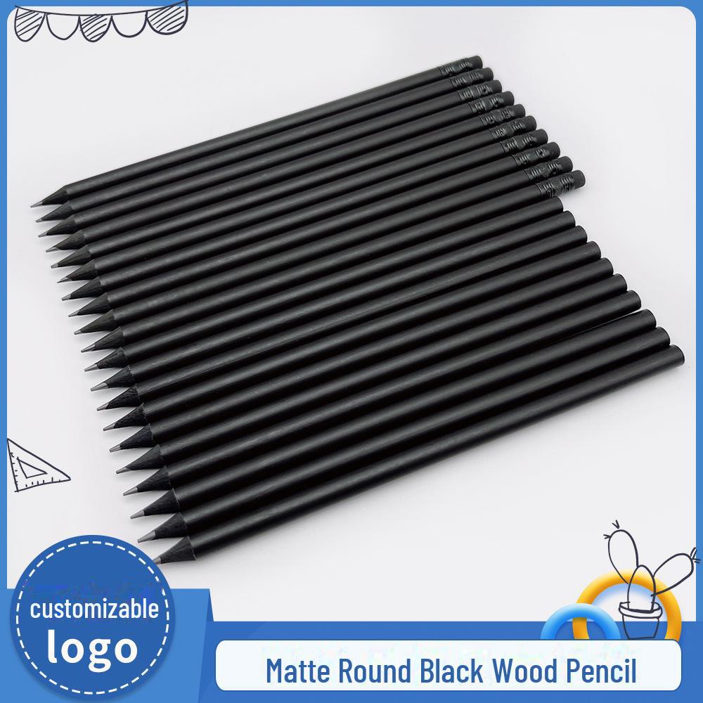 Карандаши Penhai Black Wood Resin: Идеально подходит для студентов и предприятий, возможна персонализация с помощью шелкографии или лазерной гравировки логотипов.