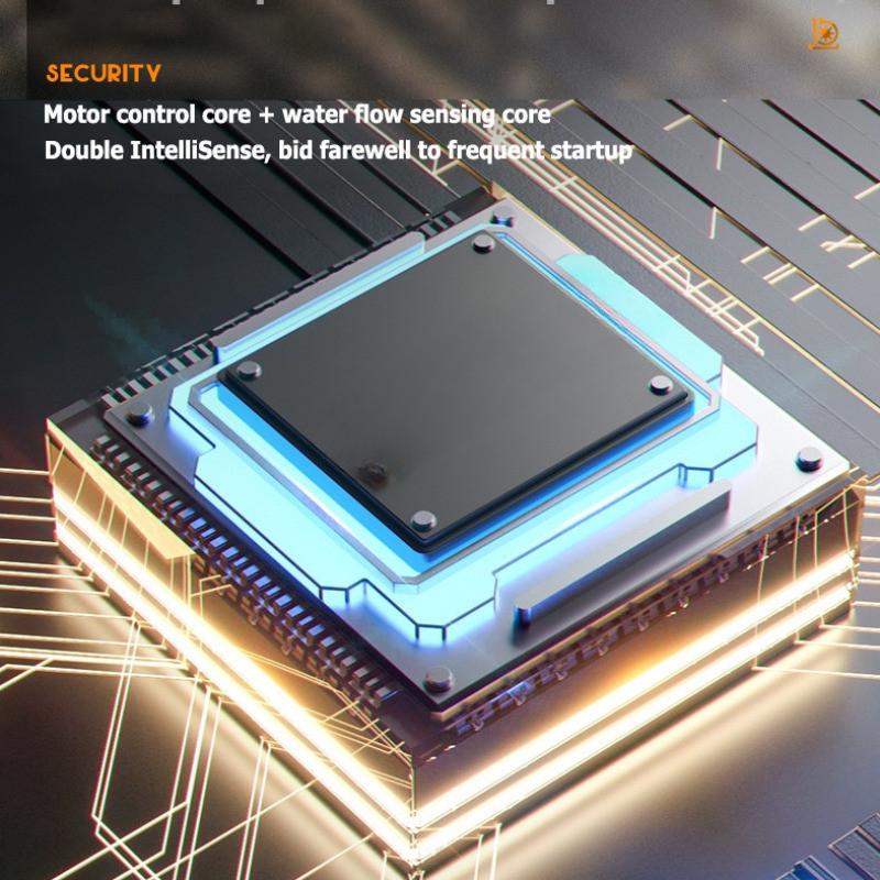 Бытовая стиральная машина для душа мощностью 100 Вт/150 Вт/260 Вт с автоматическим насосом для повышения давления воды и интеллектуальным микроконтроллером.