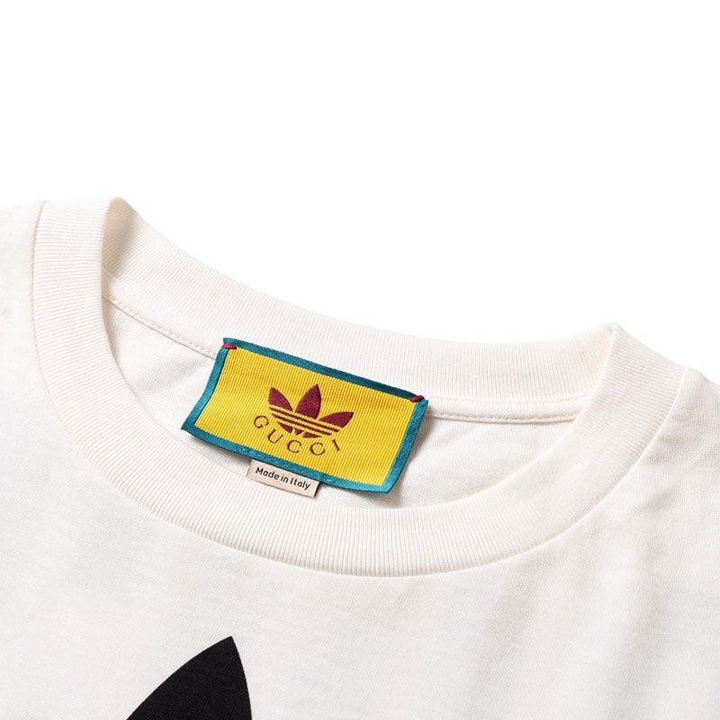 Gucci X Футболка с длинным рукавом и вырезом-лодочкой Adidas 721393-XJEXL-9095