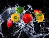 GLASS PLATE CUTTING BOARD 52x40 PEPPER