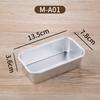 Thicken Aluminum Alloy Bakeware Food Storage Tray Toast Cake Baking Pan Plates Cheese Bread Mold Box Kitchen Dining Accessories
