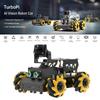 4WD TurboPi Mecanum Wheel Motor Robot Car for Starters Open Source Programmable Robot Car DIY Kit for Raspberry Pi 4B 8GB Camera
