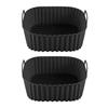 Silicone Air Fryer Basket Tray Reusable Silicone Liners for Air Fryer BPA-Free