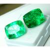 Natural Green Emerald Loose Gemstone Colombian 16.55 ct Cushion Cut for Jewelry Making and Crafts