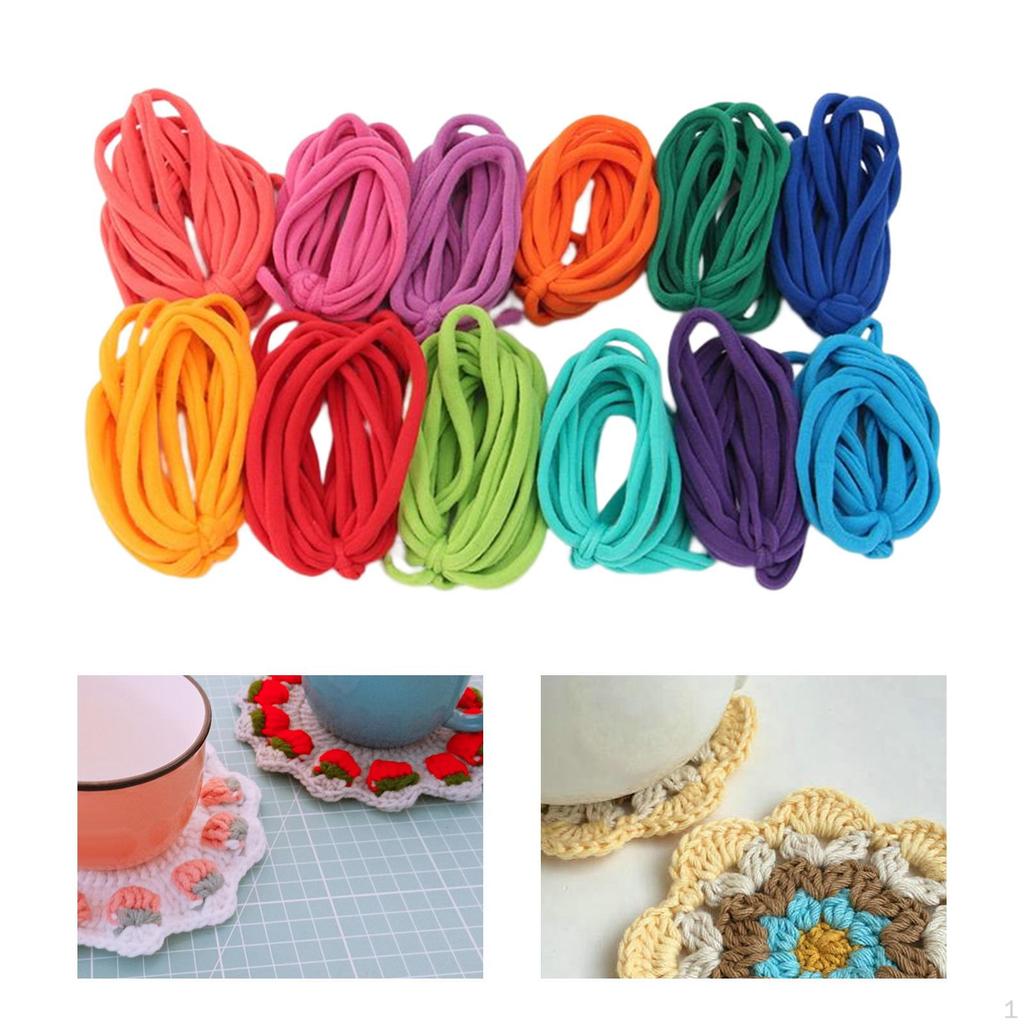 96 Pieces Loom Potholder Loops Elastic Hand Weaving Craft Acrylic Material DIY Knitting Tool
