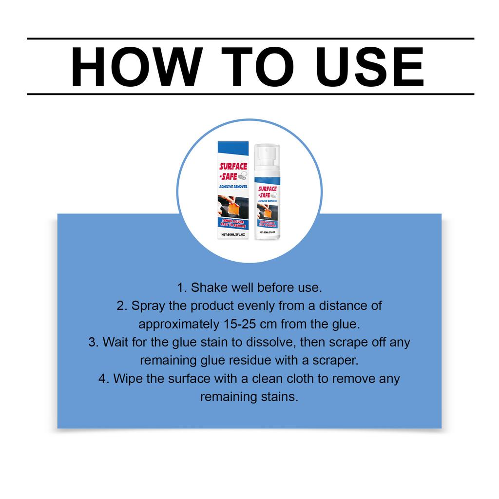 Средство для удаления клея; Автомобильный очиститель клея; Удаление клея(60мл)