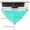 Waterproof Air Conditioner Clean Cover Thickened PVC Aircon Cleaning Bag  Home Use