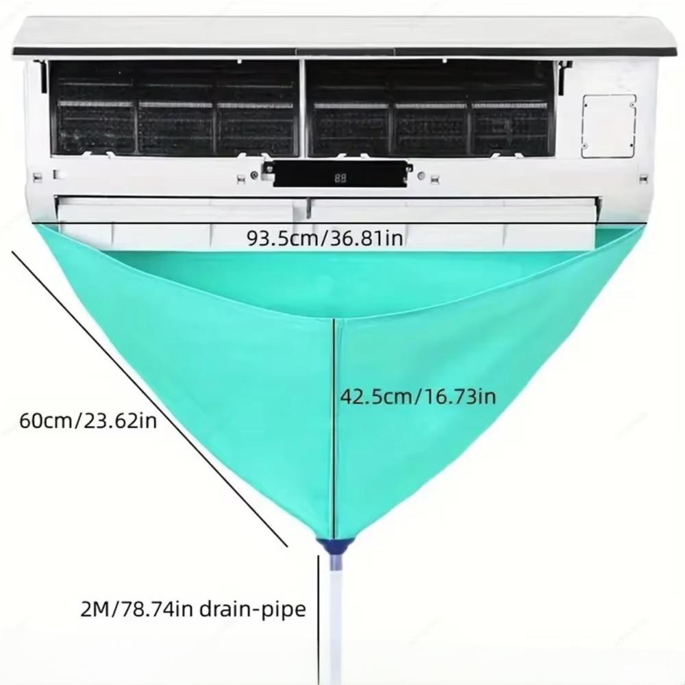 Waterproof Air Conditioner Clean Cover Thickened PVC Aircon Cleaning Bag  Home Use