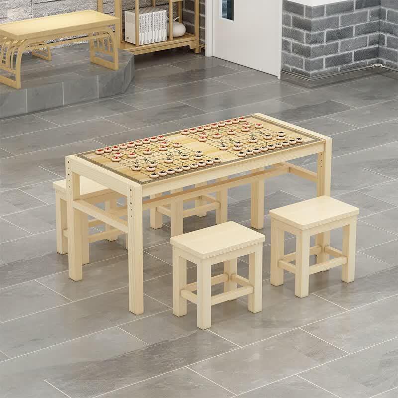 Mengzhang Solid Wood Adjustable Multi-functional Game Table