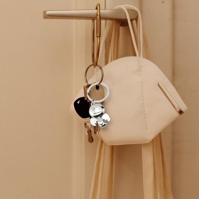 Portable Angel Keychain Charm Individualized Angel Pendant Key Holder Stylish Key Adornment for Bags and Wallets