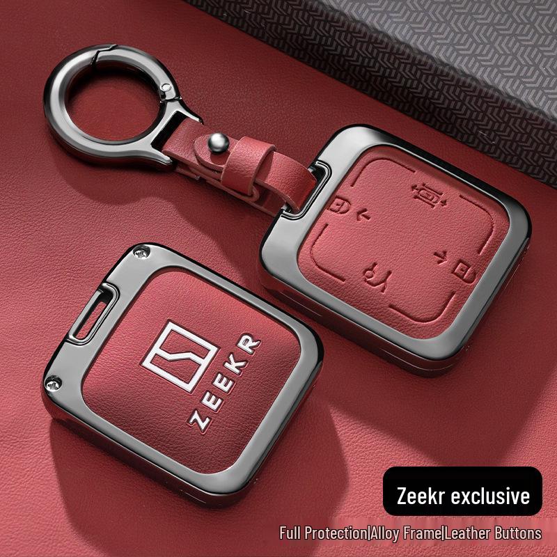 Bluetooth Брелок-Ключница для Zeekr JiKe 007 - Автоаксессуар, Чехол, Пряжка и Мужская Сумка