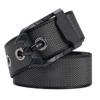 Men's Nylon Canvas Belt with Rotating Alloy Pin Buckle - Durable, Versatile Outdoor Tactical Belt