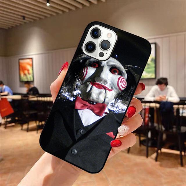 Saw Horror Moive Phone Case Back Cover for iPhone 17 Air 16 15 14 13 11 12 Pro Max Plus Shell Coque