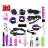 TBH Plush Handcuffs Restraints Bondage Condom Dildo Choker Couples Sex Tool Set