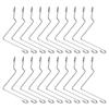 20PCS Stainless Steel Beehive Connector Bend Wire Holder Fastener for Wooden Beehive Tools
