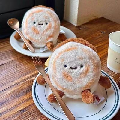 12 см забавная креативная кукла-еда брелок рюкзак плюшевая кукла кулон китайский гамбургер мультяшная кукла игрушка автомобиль сумка декор
