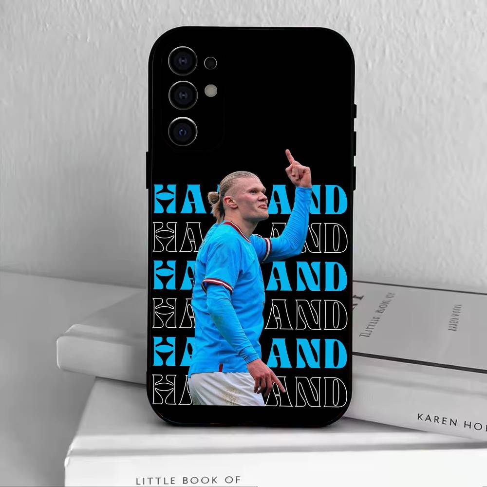 Чехол для телефона E-Erling H-Haaland для Samsung S25, S24, S21, S22, S23, S30, Ultra, S20, Plus, Fe, Мягкий силиконовый черный чехол
