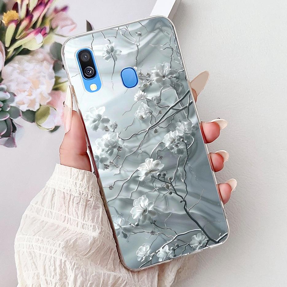 Чехол для Samsung Galaxy A40 SM-A405F Милый Кот Лев Расписной Чехол 5.9'' Мягкий Тонкий Чехол для Телефона Для Samsung A40 A 40 GalaxyA40 Корпус