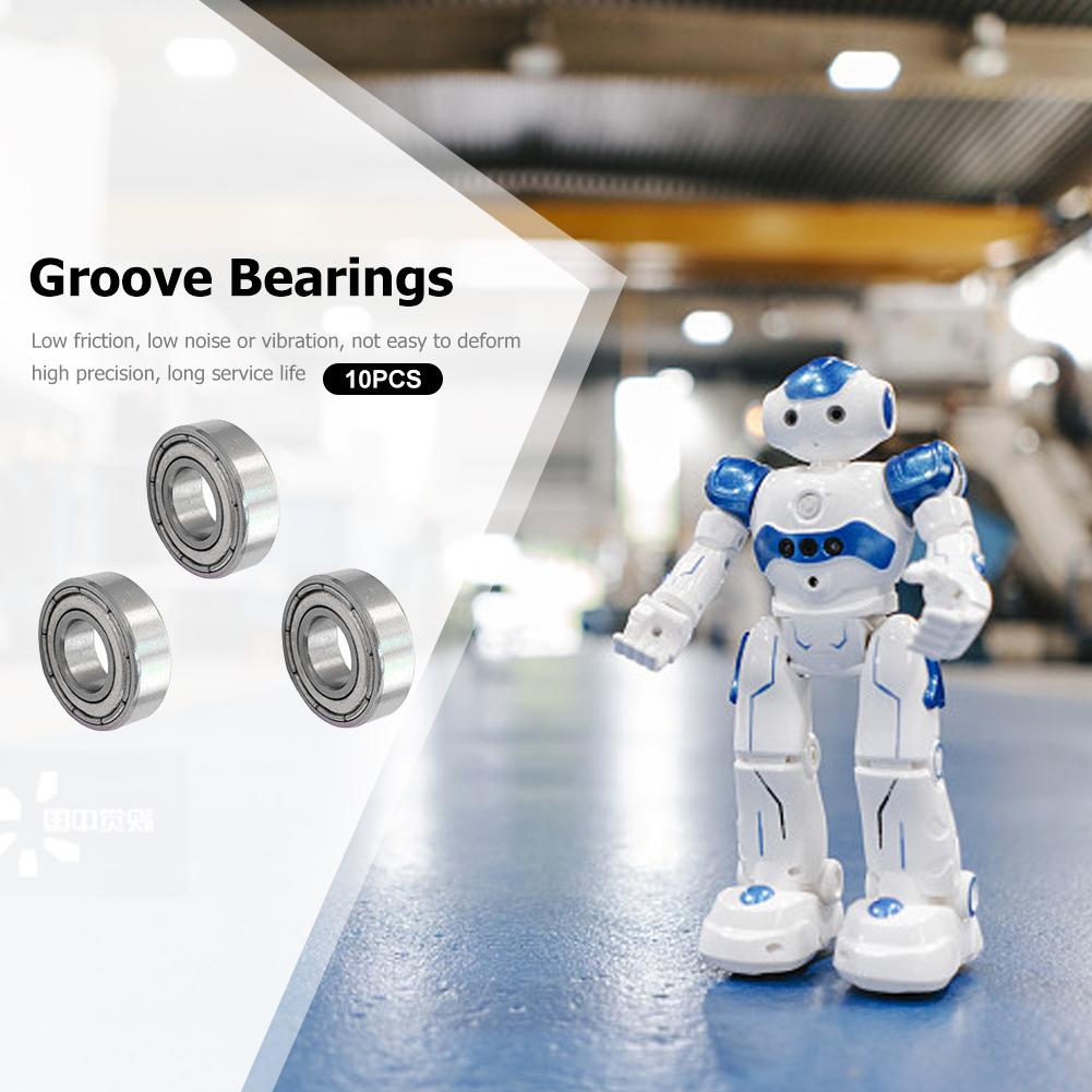 10pcs Carbon Steel Bearings Double Shielded High Carbon Steel Bearing 8x16x5mm Deep Groove Bearings Heavy Load 3D Printer Parts