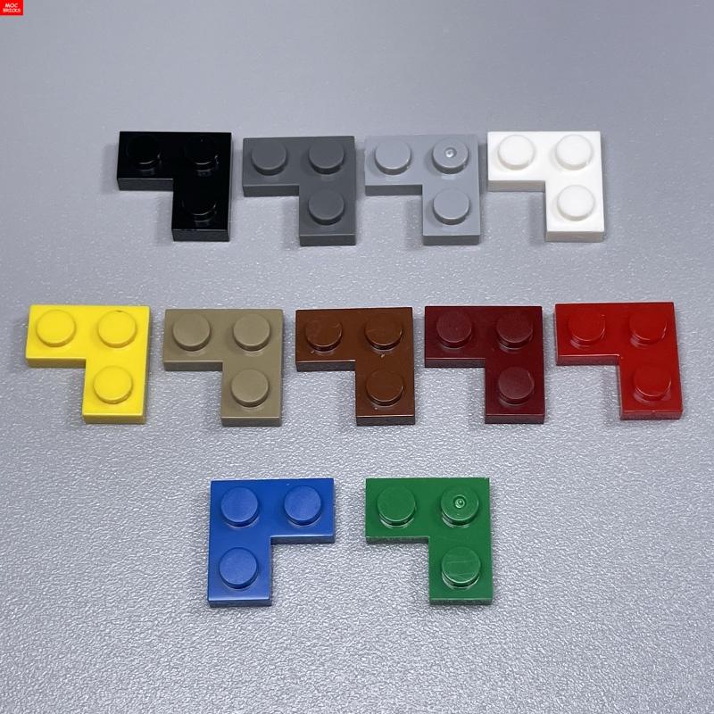 20 шт./лот Пластины MOC 2x2 Угловые Совместимые с 2420 Образовательные Строительные Блоки Игрушки Фигурки Действия Куклы Подарки для Детей