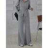 Dawanjiang Plus-Size Women's Casual Outfit for Slightly Chubby Girls! Korean-Style Fashionable Jacket, Long Pants, and Short Skirt Three-Piece Set