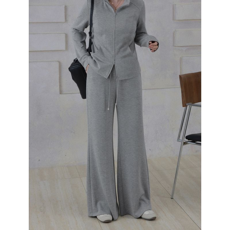 Dawanjiang Plus-Size Women's Casual Outfit for Slightly Chubby Girls! Korean-Style Fashionable Jacket, Long Pants, and Short Skirt Three-Piece Set