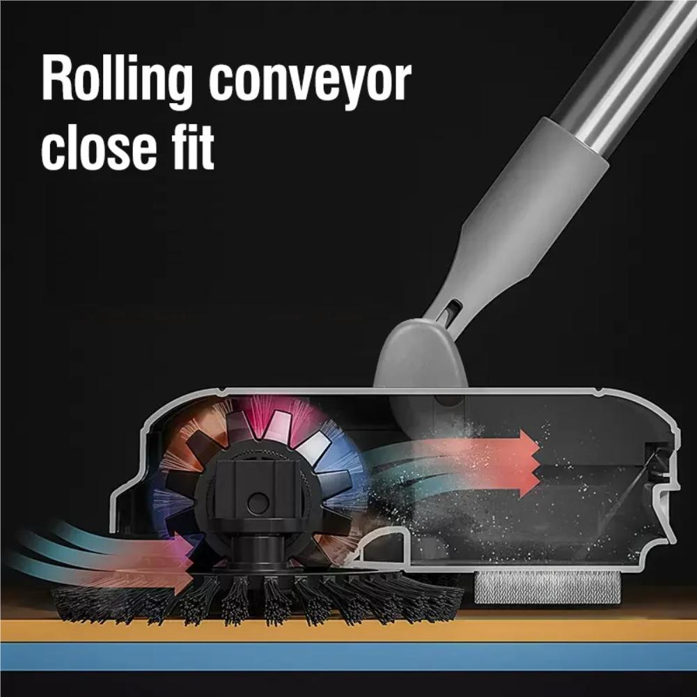 Ручная подметальная щетка, Многофункциональный инструмент для уборки Подметальная швабра, Подметальная щетка с длинной ручкой и системой автоматической спиральной глубокой очистки