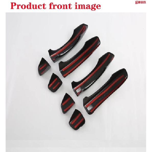 Car four door handle Decorative frame Black For MG HS -2024