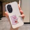 Transparent Case For Honor 200 400 Pro Lite Cover Cartoon Flowers Butterfly Soft TPU Shockproof Fundas Shockproof Bumper Bags