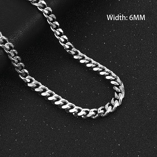 Массивное ожерелье из нержавеющей стали для мужчин, звеньевая цепь панцирная, майами кубинская, женский чокер, панк-рок, для парня, металлическое украшение на шею, аксессуар, подарок