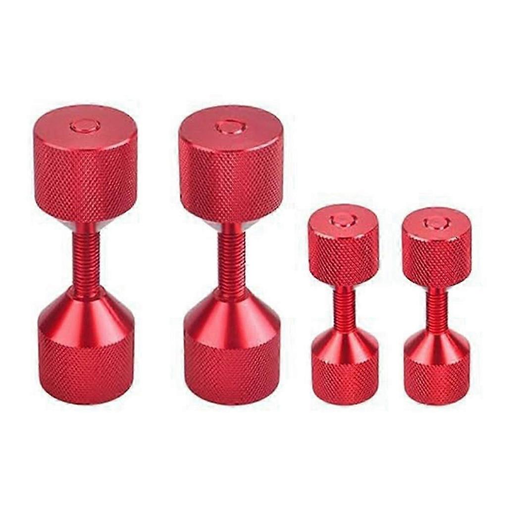 4 Pcs Aluminium Flange Two Hole Pins 1-1/8 Inch Two Hole Alignment Pins 1-5/8 Inch Detachable Fla