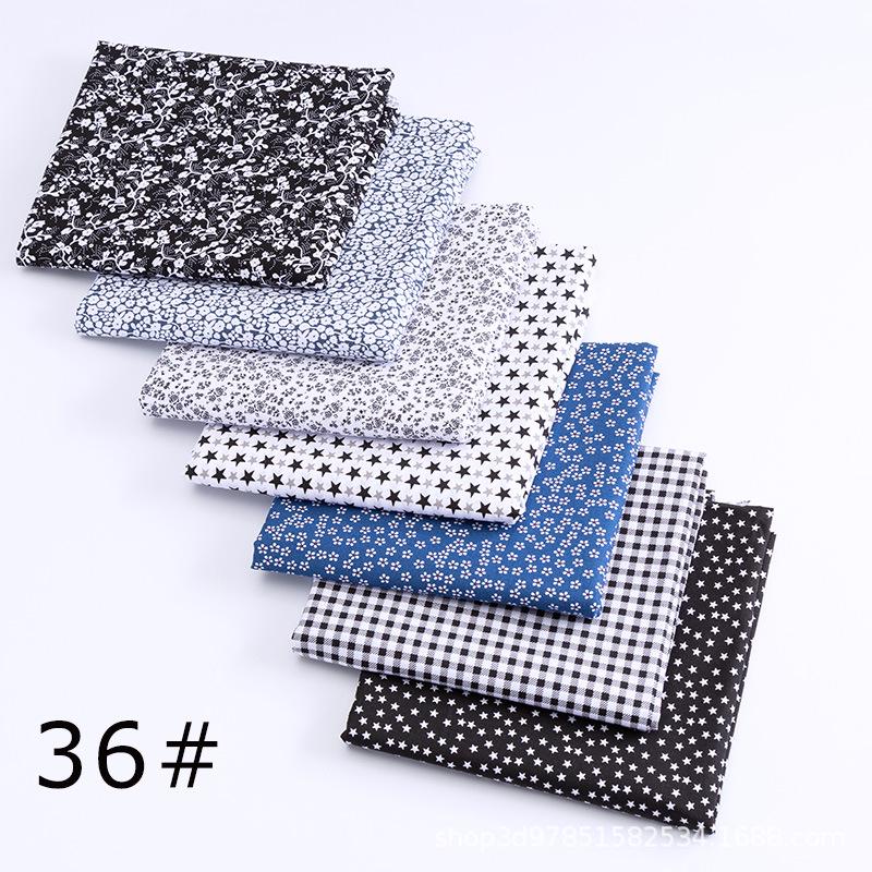 24x25 см хлопчатобумажная ткань с принтом, ткань для шитья и квилтинга для лоскутного шитья, рукоделия, аксессуары ручной работы своими руками