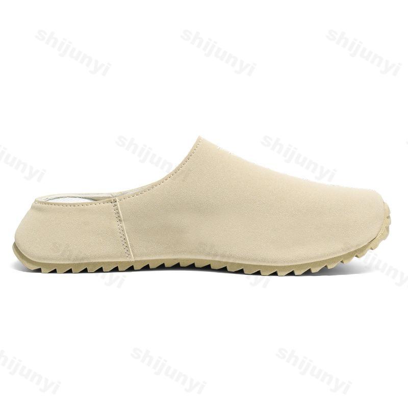 Мода 2025 Весна Лаконичный Дизайн Модный Тренд Повседневные Полушлепанцы для Мужчин Мягкая Подошва Удобные Слипоны Пляжные Мюли Массивные Шлепанцы