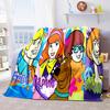 Halloween fantasy comedy adventure cartoon movie Scooby-Doo blanket soft home furnishing nap decoration four seasons warm Sherpa blanket U10