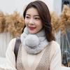 Rex Rabbit Fur Scarf Female Winter Korean Version of Wild Fur Rabbit Fur Collar Student Warm Cute Plush Scarf