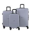 Set of 3 Rigid Suitcases (L-76cm) (M-66cm) (S-56cm) TRN SILVER