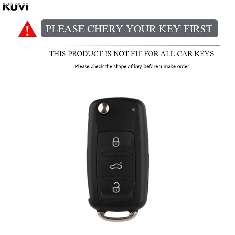 ABS Carbon Fiber Car Key Case Cover For VW Volkswagen Polo Tiguan Passat B5 B6 B7 Golf 4 5 6 MK6 Jetta Lavida Skoda Octavia Seat