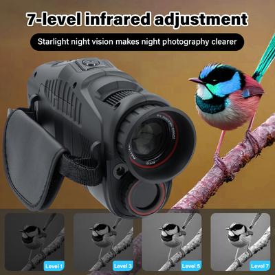 Hunting R11 1080P Монокулярный прибор ночного видения с инфракрасной подсветкой для дневного и ночного использования, фото, видео, 5-кратный цифровой зум, дальность обзора 300 м, Ful