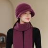 Plush Hat Women's New Warm Woolen Hat Winter Middle Aged and Elderly Grandmother Mother Elderly Cotton Hat