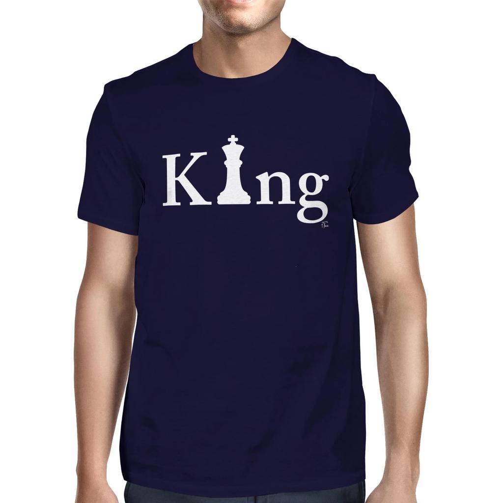 Мужская футболка 1Tee Король Шахматная Фигура
