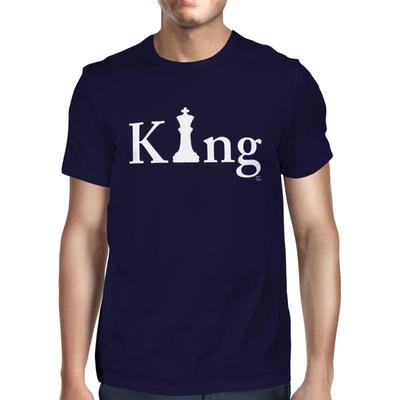 Мужская футболка 1Tee Король Шахматная Фигура