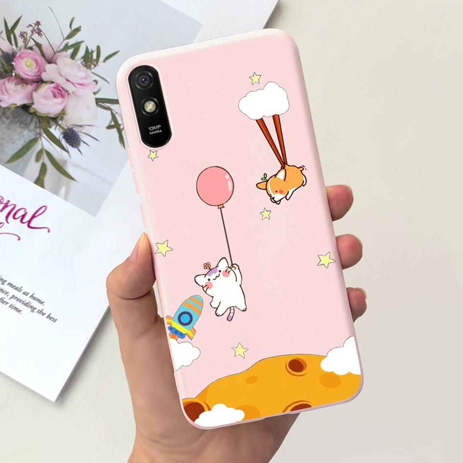 For Xiaomi Redmi 9A 9AT Case Lovely Astronaut Butterfly Soft Silicone Phone Back Cover For Xiaomi Redmi 9i Sport Redmi9a Hoesjes