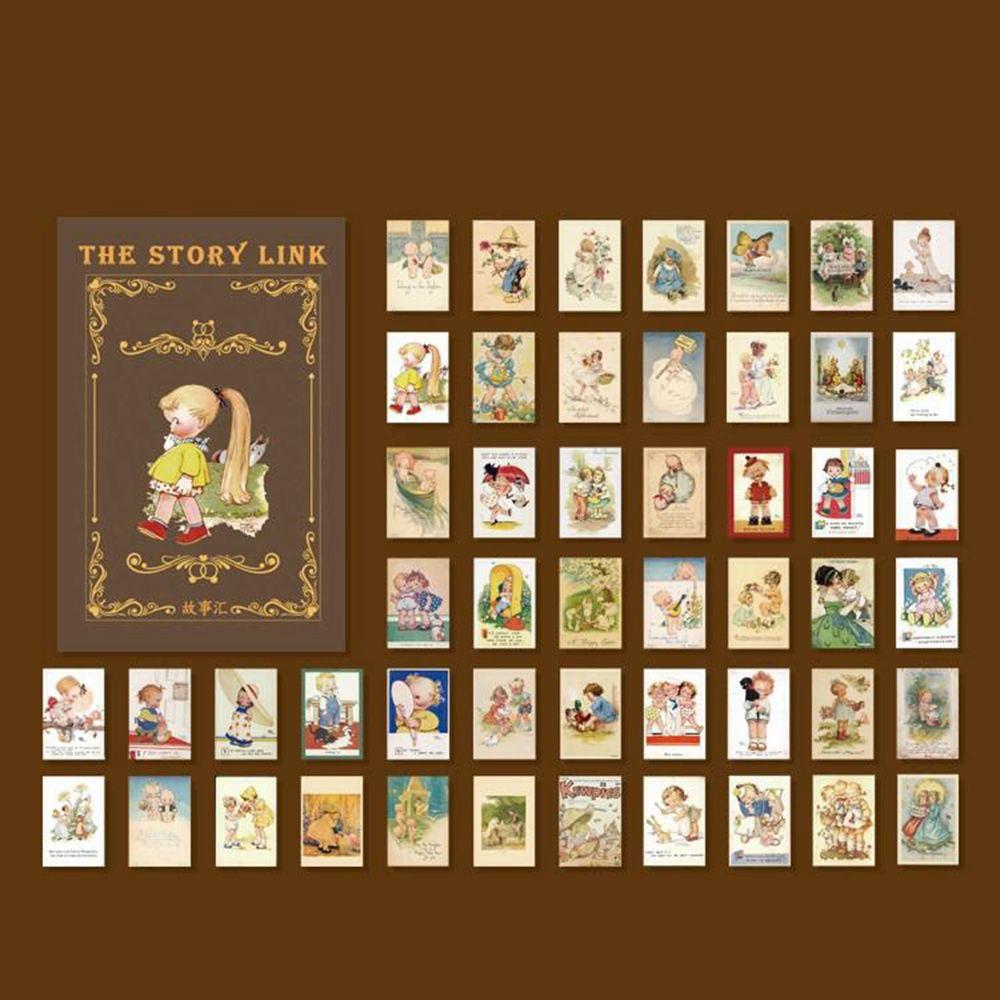 collection scrapbook aesthetic paper journaling supplies post card cardcoard scrapbook paper