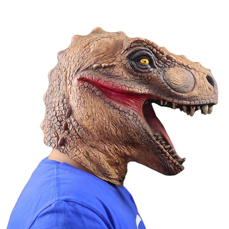 Jurassic Dinosaur Mask T-Rex Costume Halloween Christmas Party
