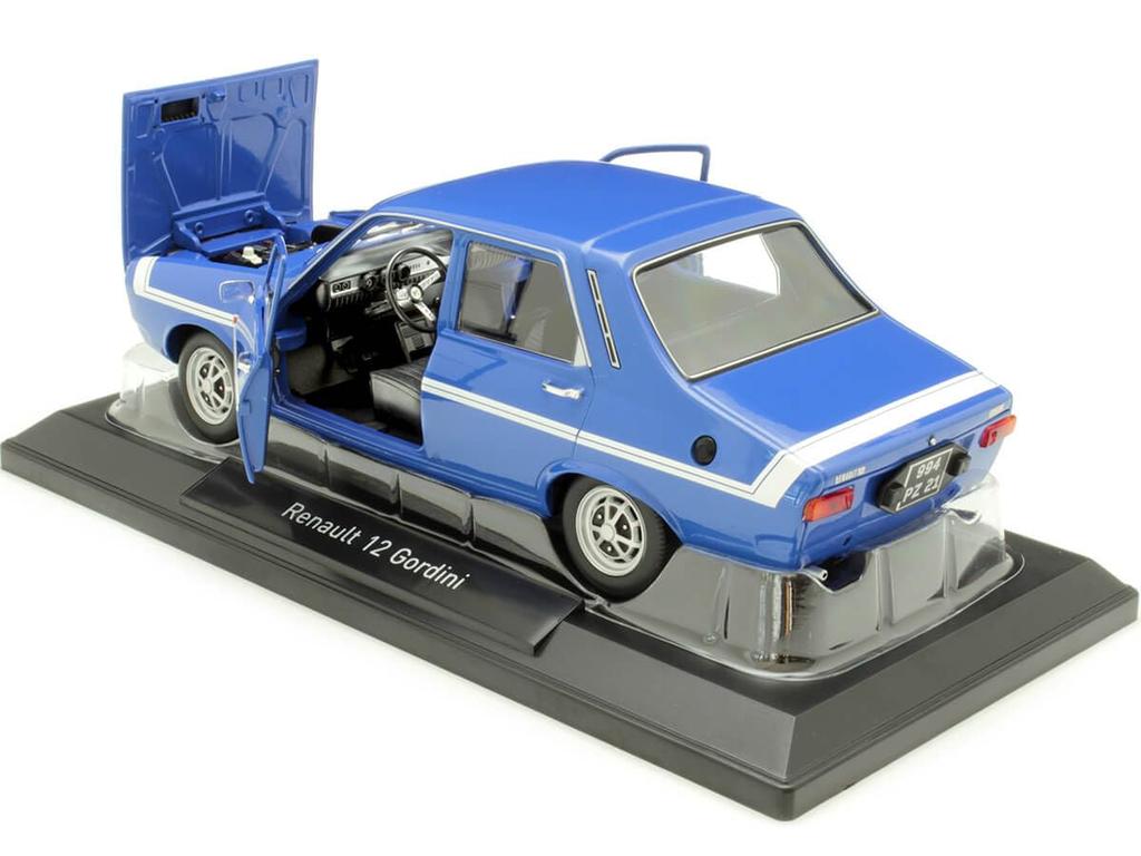 NOREV B Renault 12 Gordini 71 без масштаба 185248 бампер, синий, модель 1/18,