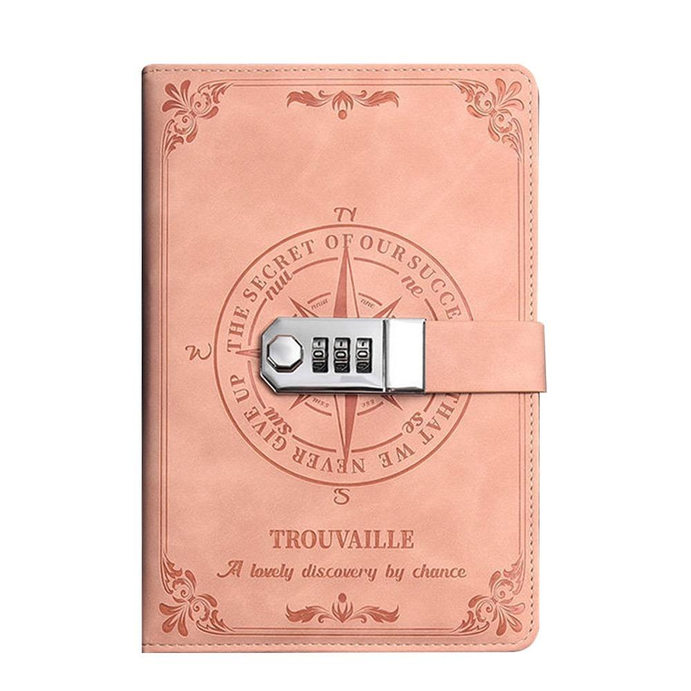 PU Leather Notepad 200-Page School Office Supplies Creative Diary Notebook